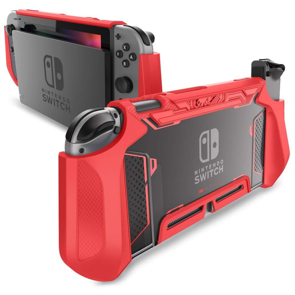 Mumba Blade Series Dockable Protective Case for Nintendo Switch – Red